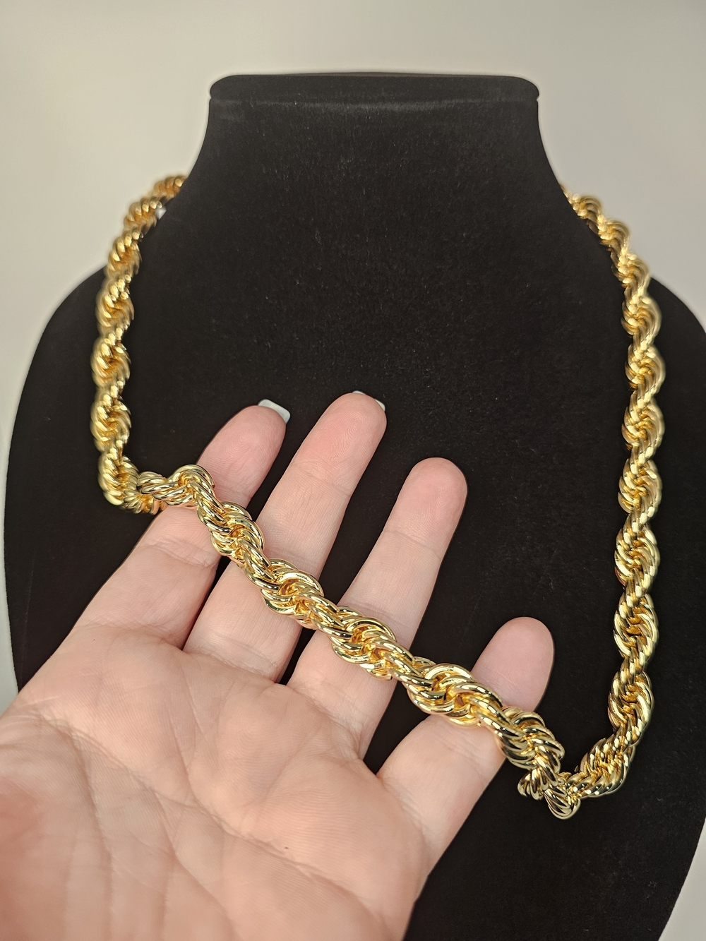 14k Italian Stamped GF 24 Inch 10mm Necklace